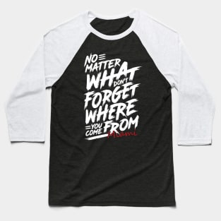 Where You Come From Miami Baseball T-Shirt